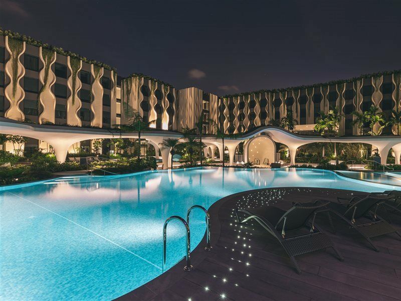 The Outpost Hotel Sentosa By Far East Hospitality (Adults Only) Singapur Exterior foto The pool at the resort