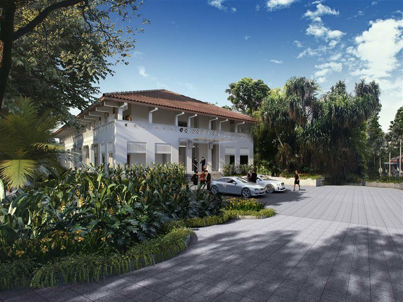 The Outpost Hotel Sentosa By Far East Hospitality (Adults Only) Singapur Exterior foto The proposed new building of the University of the South Pacific