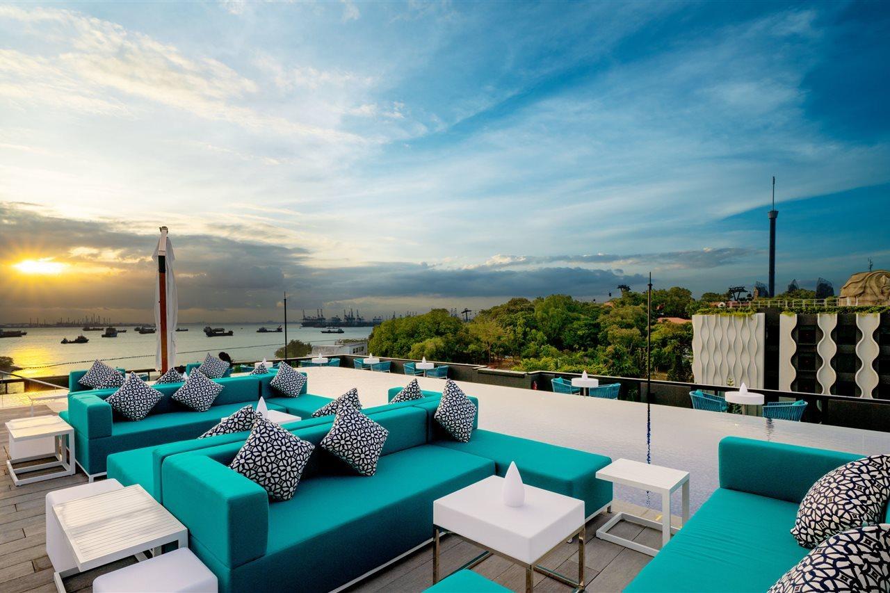 The Outpost Hotel Sentosa By Far East Hospitality (Adults Only) Singapur Exterior foto Sky Bar